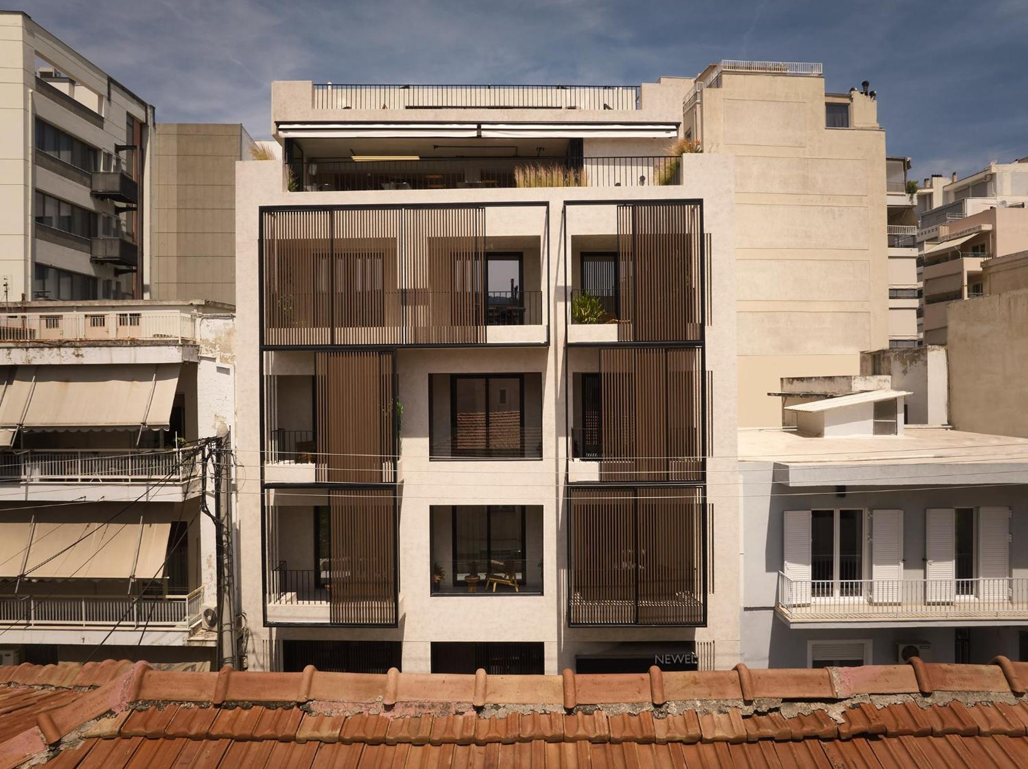 Hotel The Newel Psychiko Atény Exteriér fotografie Residential building in Athens